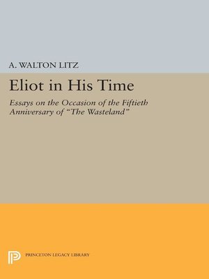 cover image of Eliot in His Time